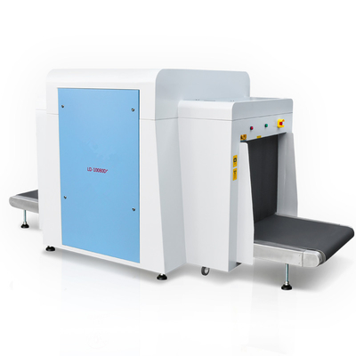 Opinión de la seguridad aeroportuaria X Ray Machine Baggage Checking Dual de ISO1600 0.22m/S